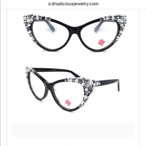 💙Divalicious Eyewear Crystal And Stone💙 NON PRESCRIPTION! - Picture 5 of 7